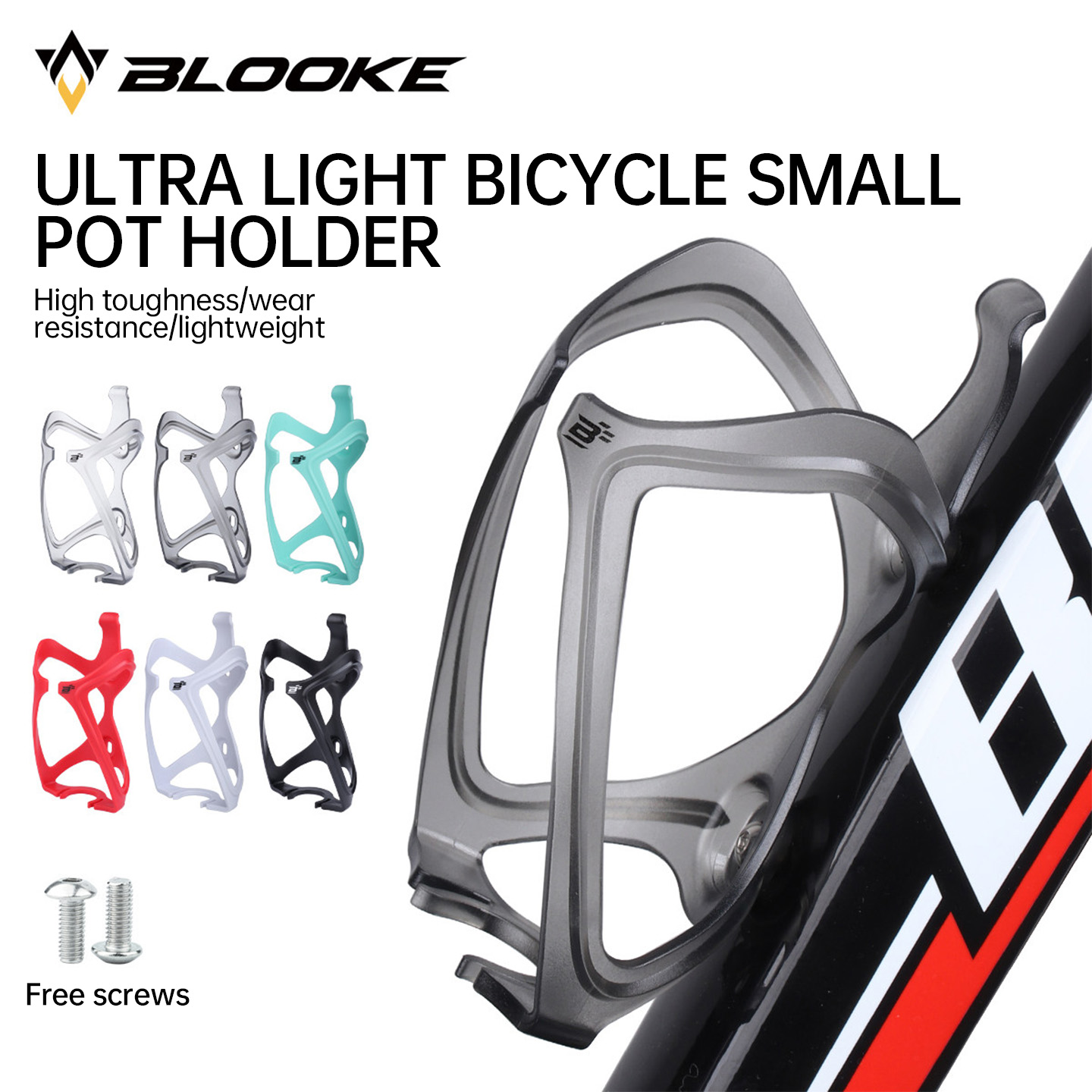 Cycling Gear Rack - BLOOKE Tempat Botol Sepeda Ultra-Ringan untuk