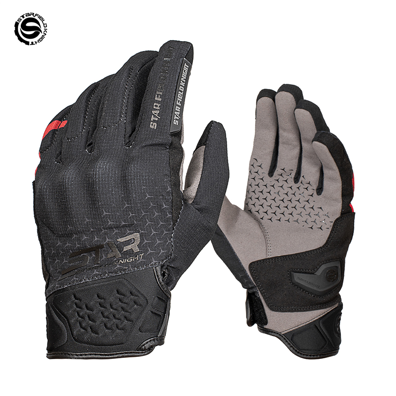 Cycling Gear Black - SFK Sarung Tangan Bersepeda Motor Hitam
