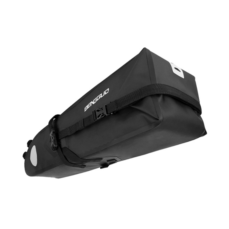 Cycling Gear Black - 1 Buah Tas Sadel Sepeda PU