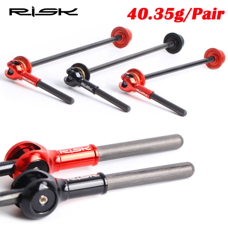 Quick Release Skewer - RISK Ultralight Titanium 40.35g/Pasang QR Road