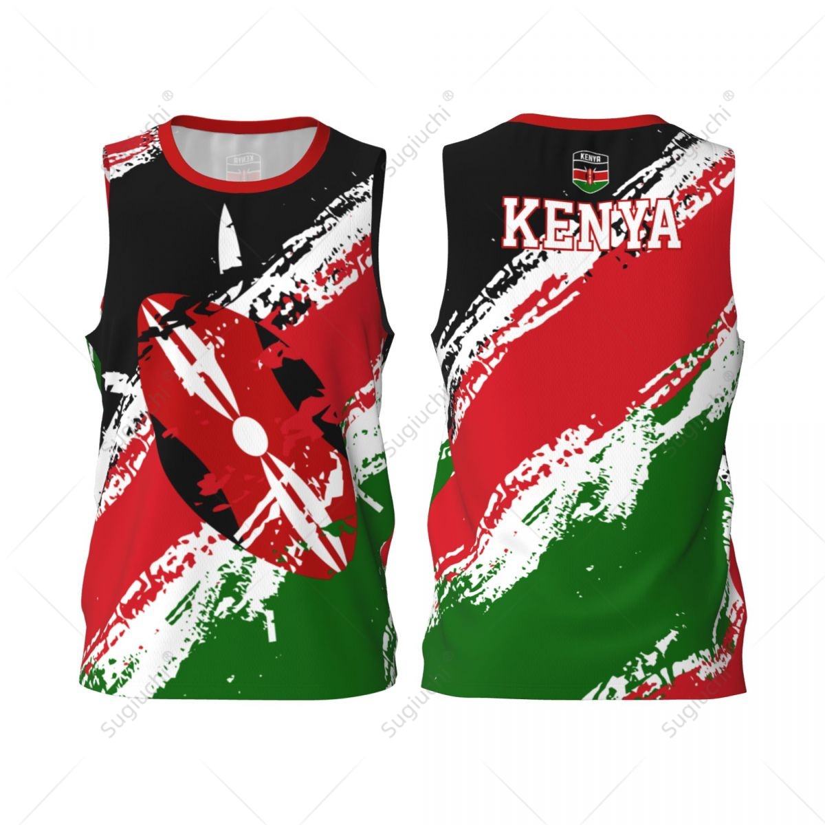 Cycling Gear Kenya - Kaus tanpa lengan multifungsi kebugaran lari