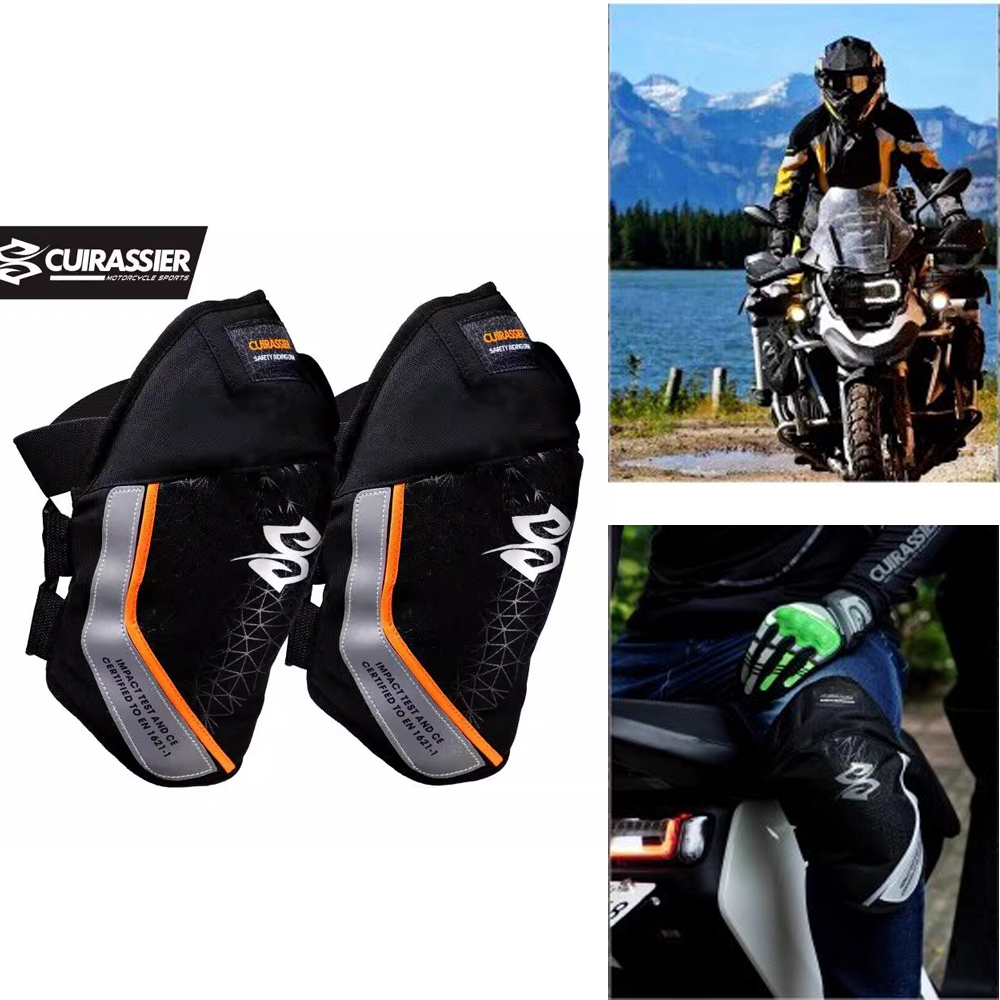 Cycling Gear Black - Pelindung Lutut Berkendara Sepeda Motor Pria