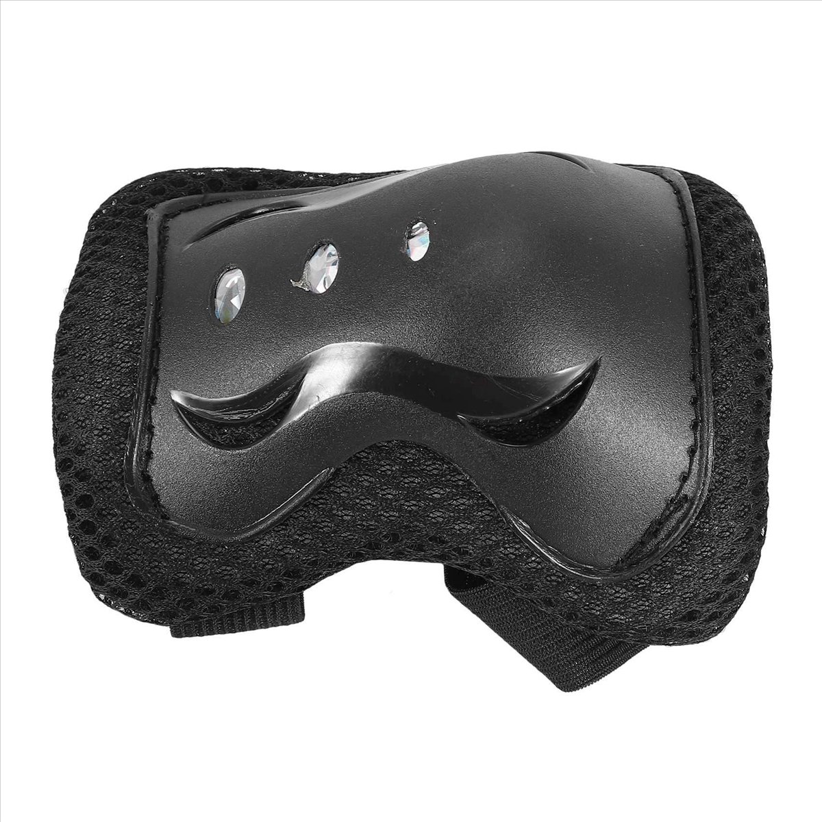 Cycling Gear Black - 【black huodong】2X Pelindung Lutut dan Siku