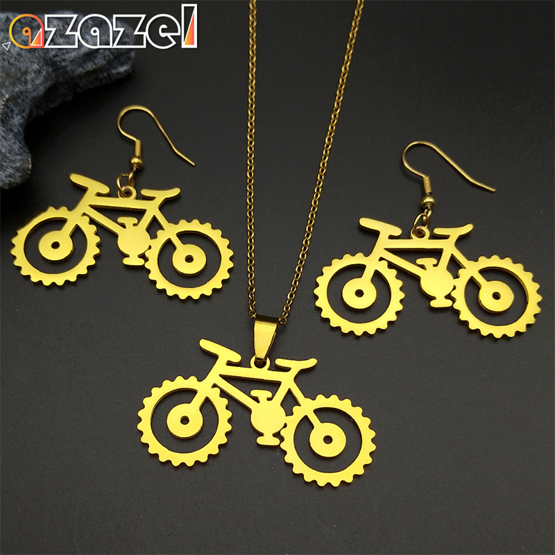 Set Perhiasan Liontin Sepeda G - Cycling Gear Gifts ulasan dan harga