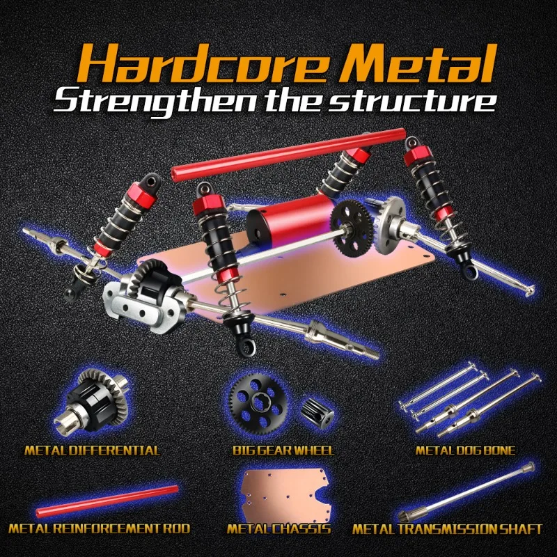 Mobil Rc 4WD Kecepatan Tinggi  - Cycling Gear Rack ulasan dan harga