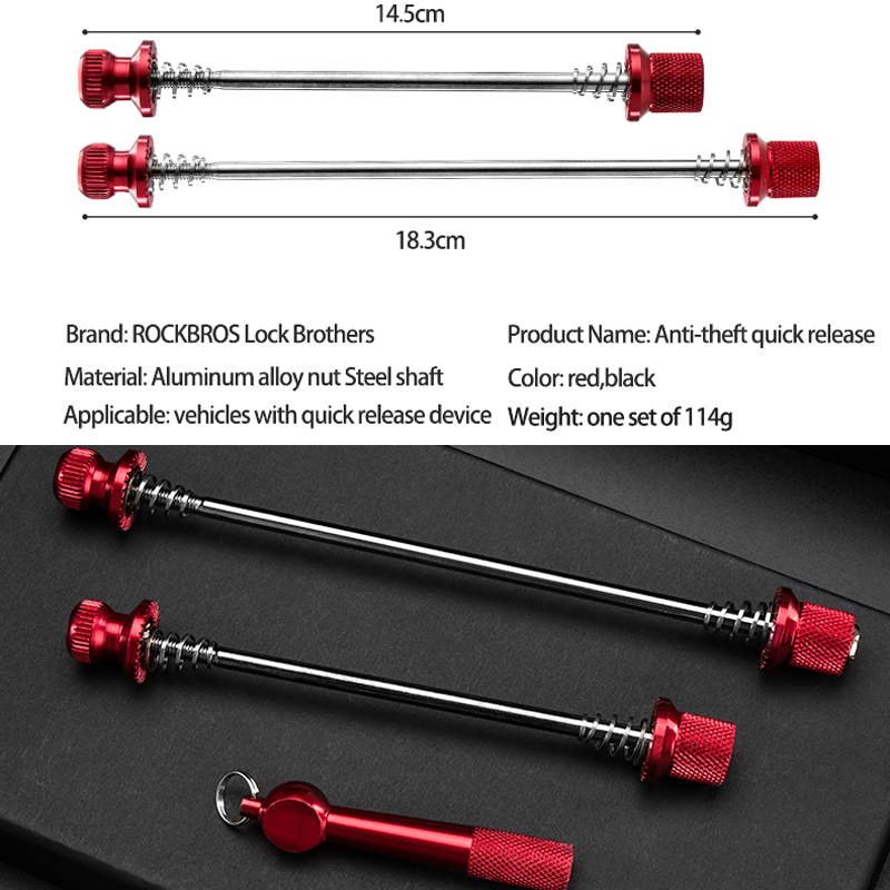 ROCKBROS tusuk Hub roda sepeda - Quick Release Skewer ulasan dan harga