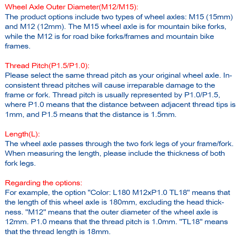 Thru Axle Skewers untuk MTB, s - Quick Release Skewer ulasan dan harga