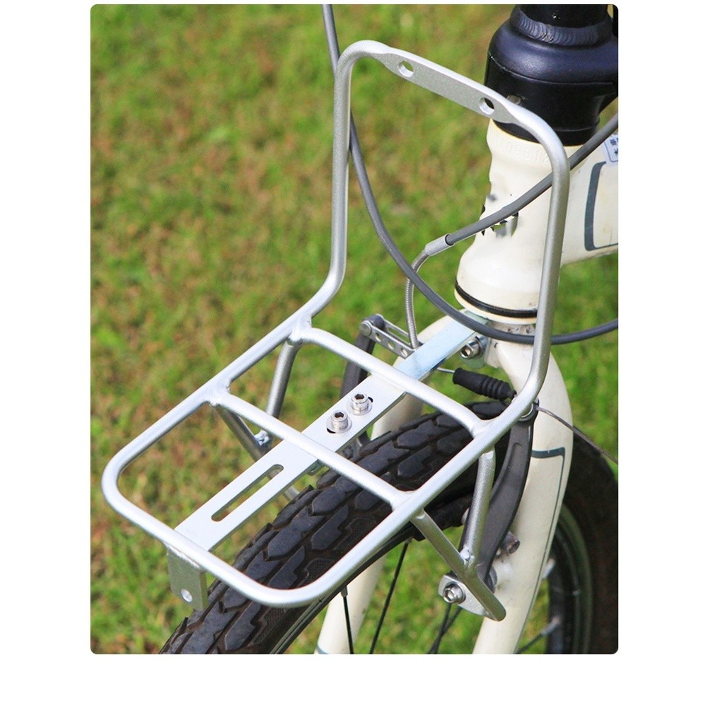 Rak Keranjang Depan dari Alumi - Bike Cargo Rack ulasan dan harga