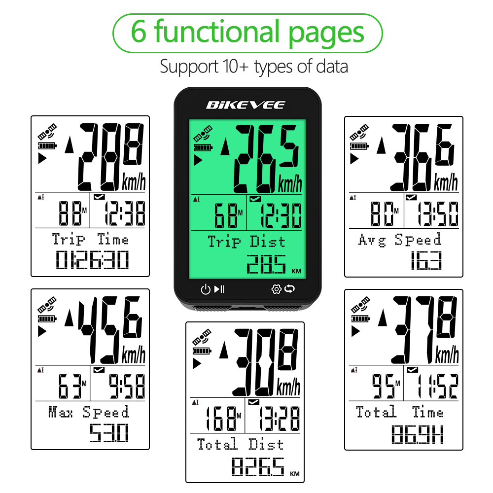 BIKEVEE 8 Jenis Speedometer Se - Cycling Gear Rack ulasan dan harga