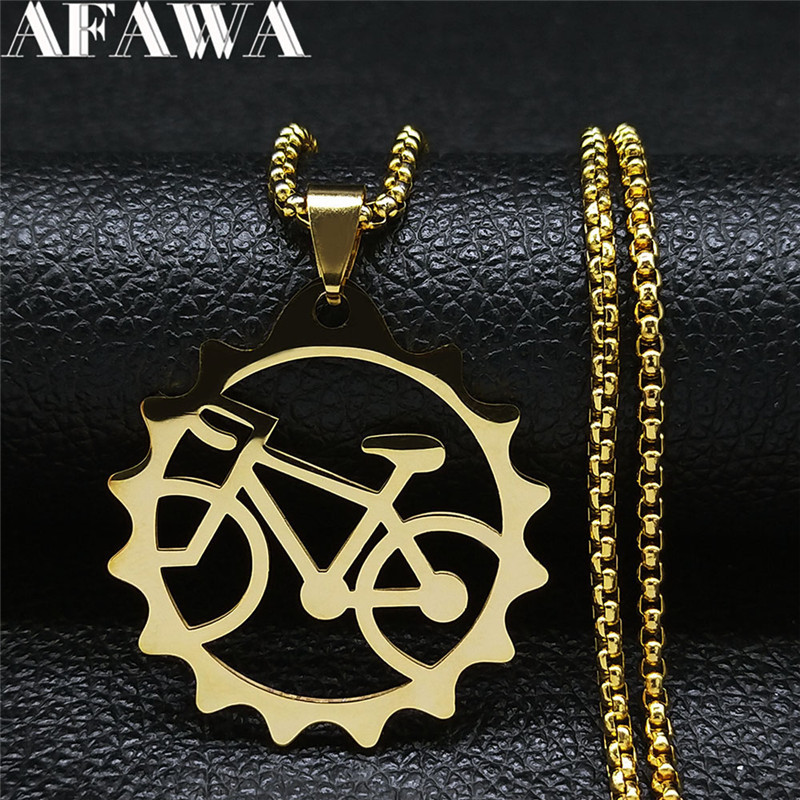 Kalung Liontin Sepeda dengan D - Cycling Gear Gifts ulasan dan harga