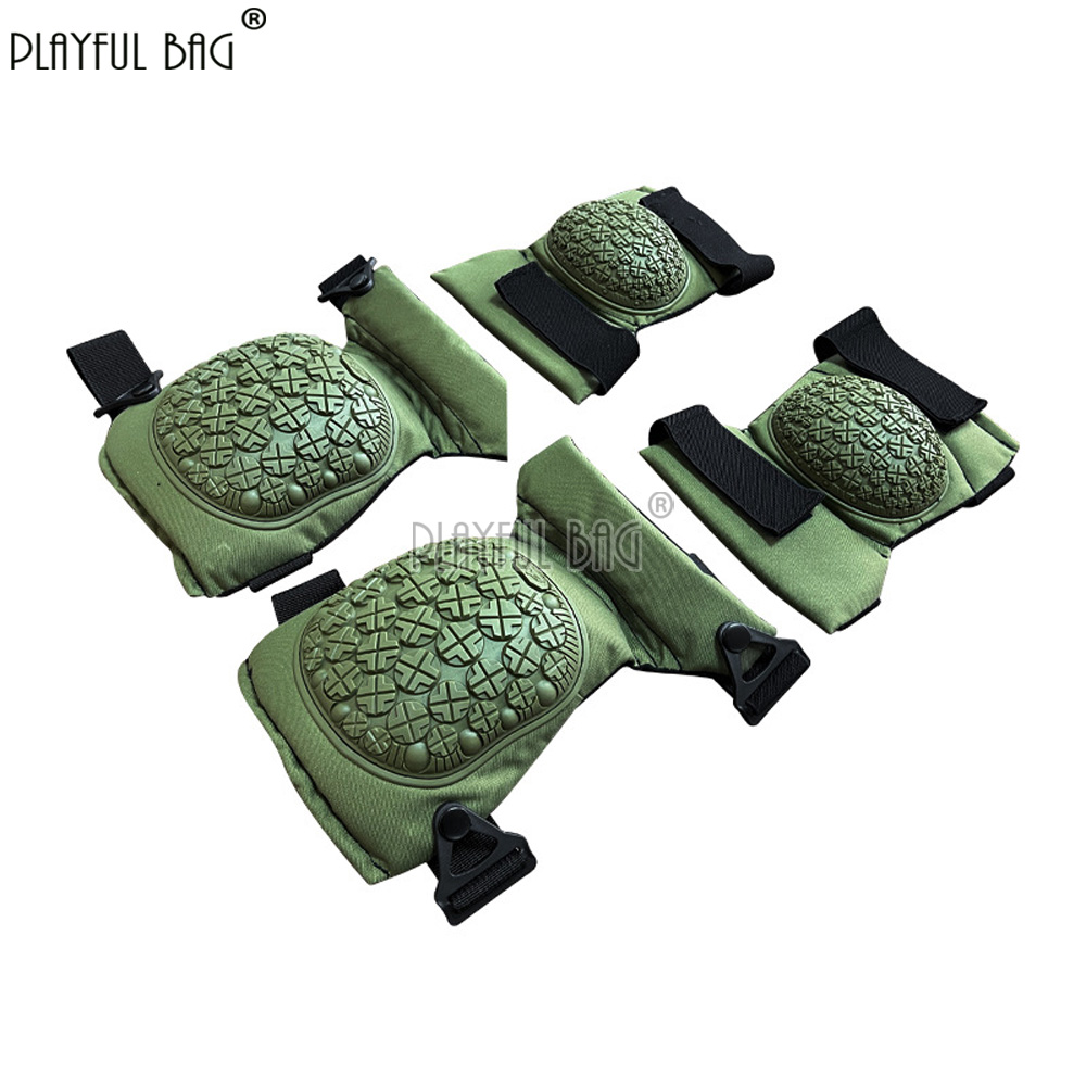Pelindung Lutut & Siku Set 4 B - Cycling Gear Black ulasan dan harga