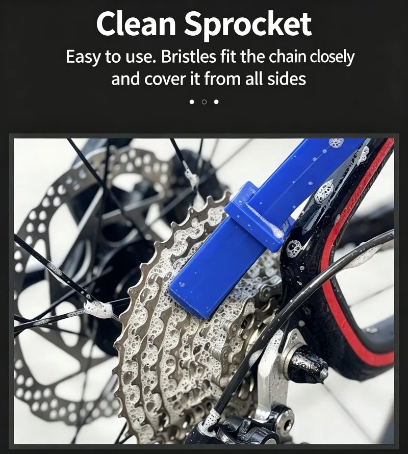 Sikat Pembersih Rantai Sepeda  - Cycling Gear Inches ulasan dan harga