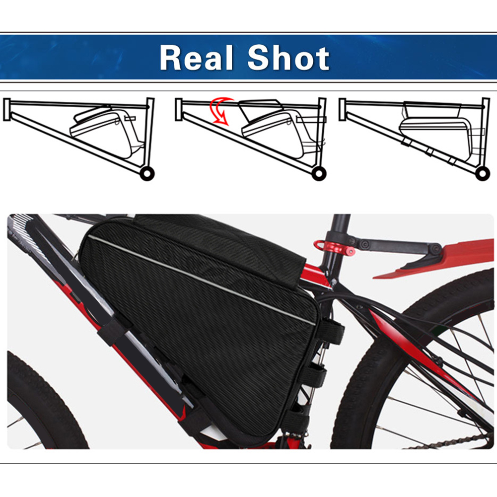 Tas Rangka Sepeda Segitiga Tah - Cycling Gear Black ulasan dan harga