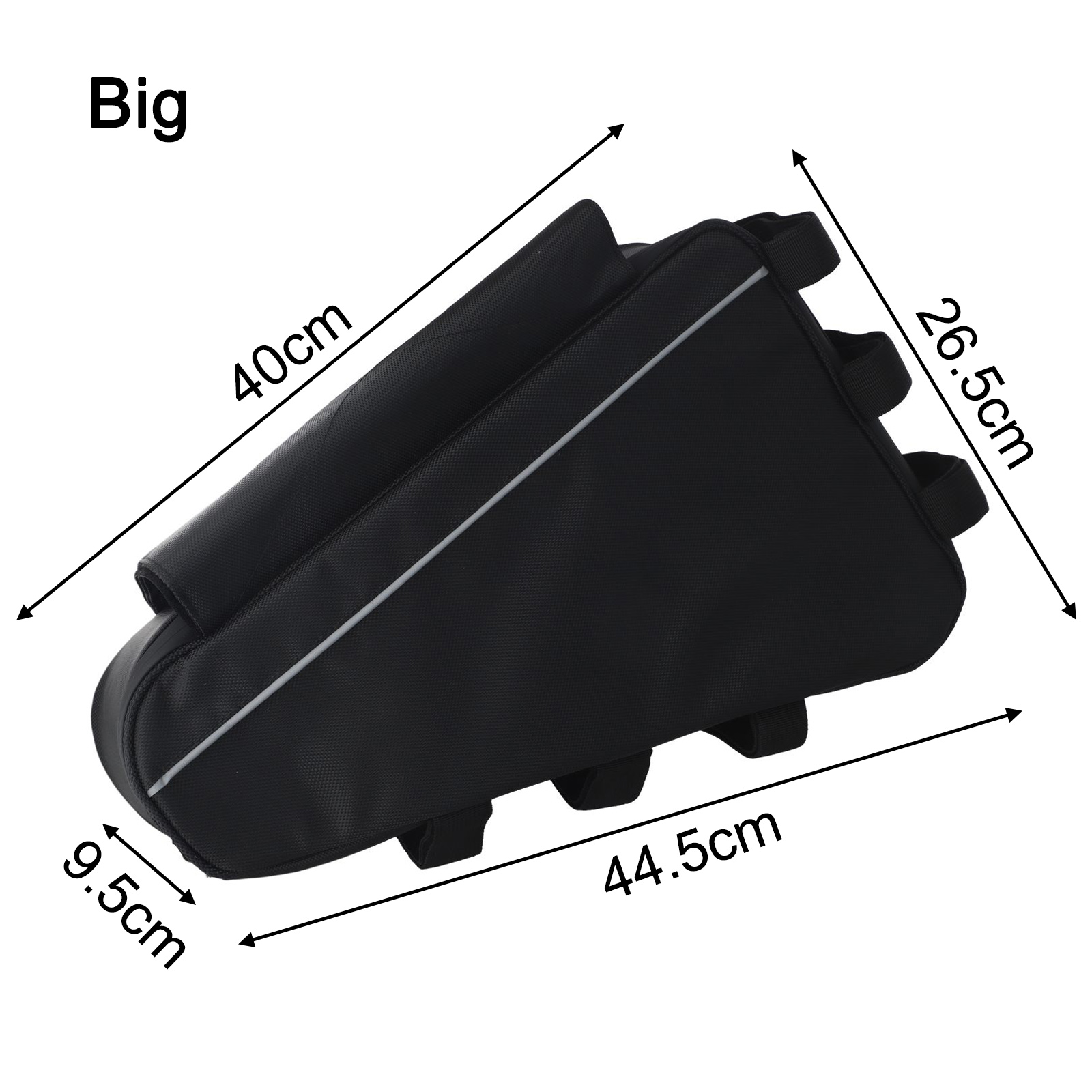 Tas Rangka Sepeda Segitiga Tah - Cycling Gear Black ulasan dan harga